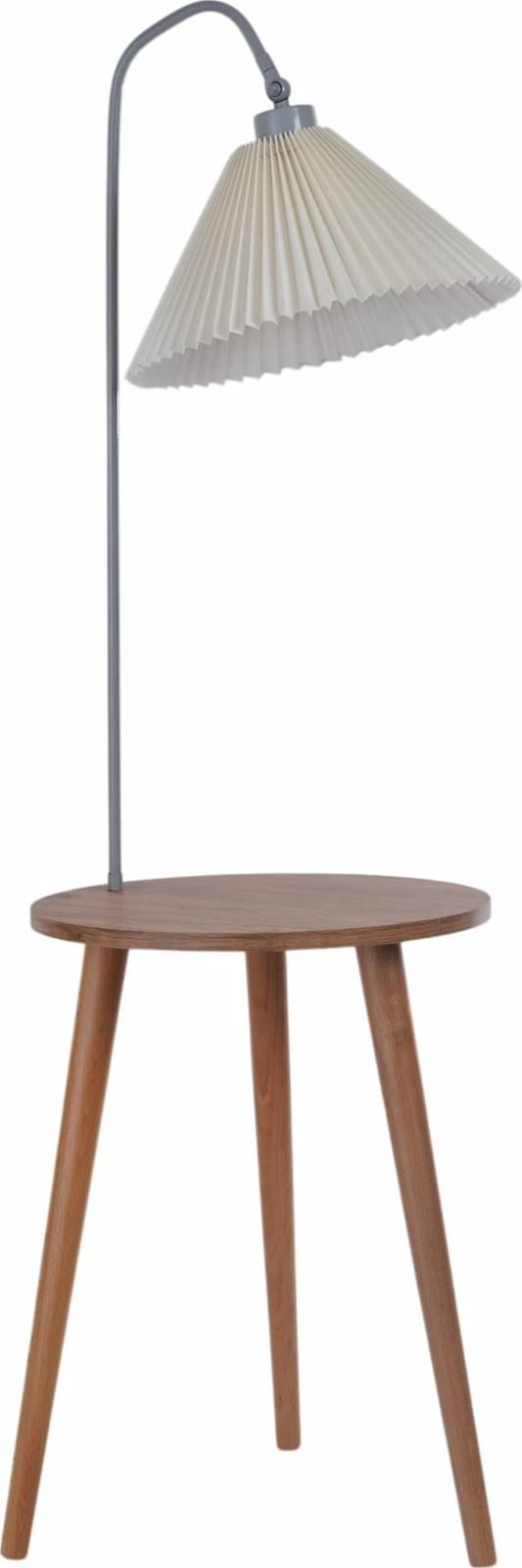 Llambë dyshemeje Opviq, me tavolinë ahu, 8957-3, krem/gri