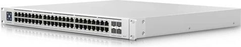 Switch UBIQUITI USW-ENTERPRISE-48-POE, 48x2.5GbE, 4x10G SFP+, PoE+, i bardhë