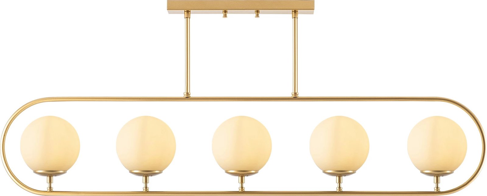 Llambë tavani Opviq Jewel, ngjyrë ari shkëlqyeshëm, 122x15cm