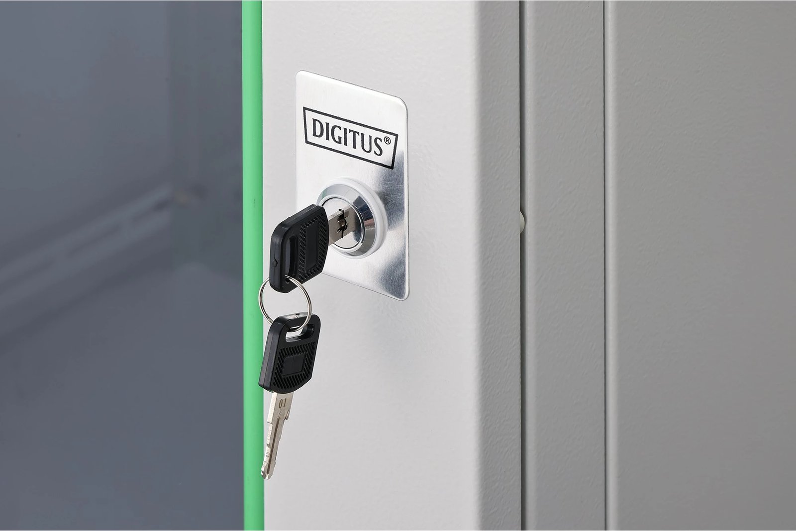 Kasë rrjeti Digitus Dynamic Basic 16U 600x600mm, xham, gri