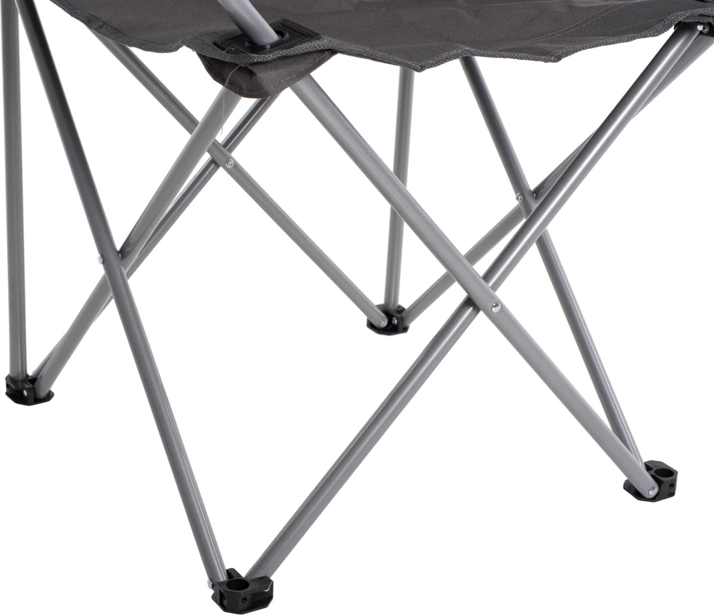 Karrige palosëse për plazh/kamping me mbajtëse gotash, ngjyrë gri, FH5096.01, 77x48x81 cm