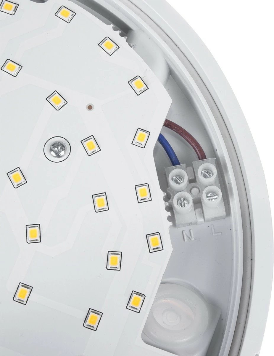 Lampë LED me sensor lëvizjeje, Maclean MCE291 W, 50/60 Hz, rreze 9 m, e bardhë