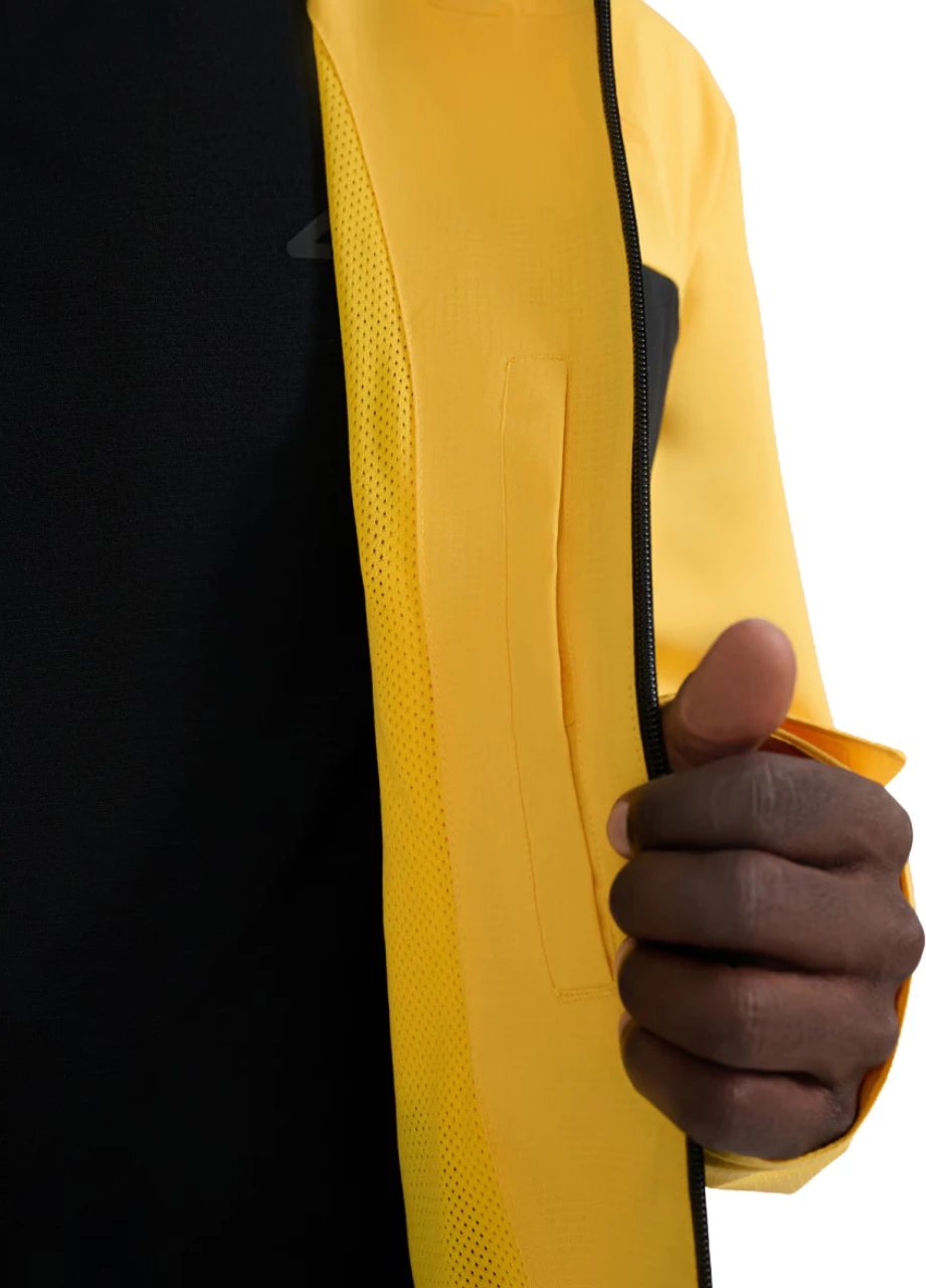 Jakne trekking për meshkuj 4F, e verdhë