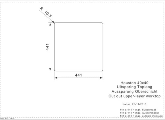 Lavaman inox, Houston 40