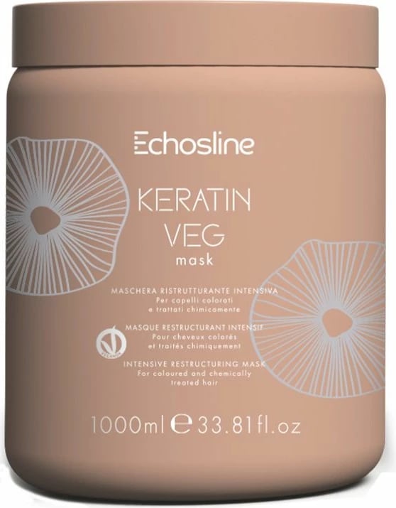 Maskë për flokë për femra ECHOSLINE Keratin Veg Regenerating, 1000ml
