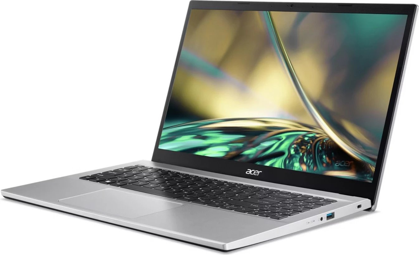 Laptop Acer Aspire 3 A315-24P-R3NG, Ryzen 5 7520U, 15.6", 8GB RAM, 512GB SSD, Argjendtë