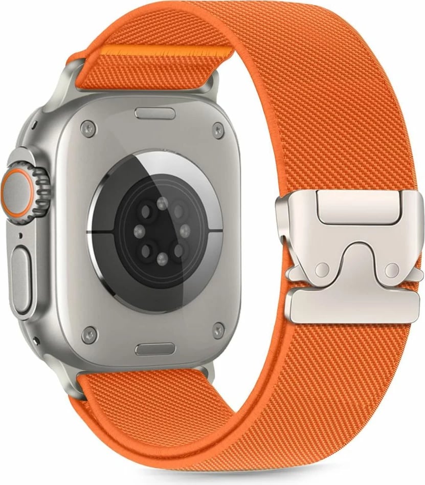 Rrip najloni për Apple Watch Tech-Protect Nylon Clasp, portokalli