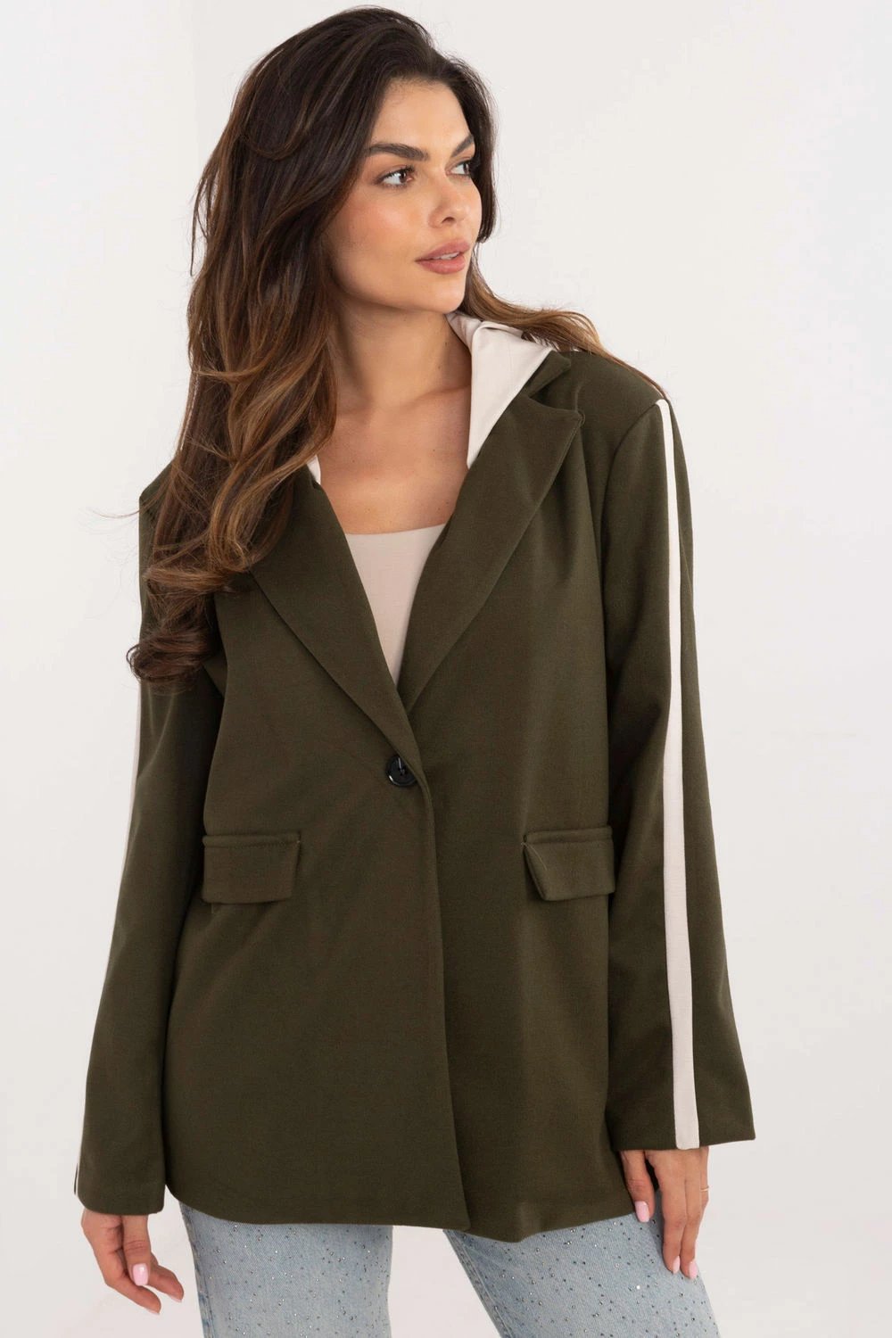 Jakne Italy Moda 202422, e gjelbër