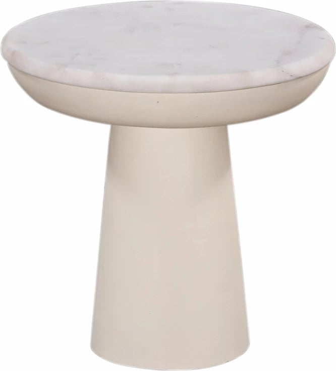 Tavolinë anësore Savy, natyrale, 40x40x40