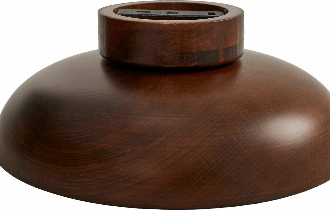 Llambë muri Opviq, dru arre, kapak qelqi, Walnut