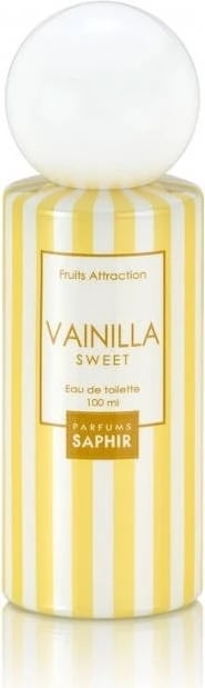 Eau de Toilette për femra Saphir Fruit Attraction Vanilla Sweet, 100ml
