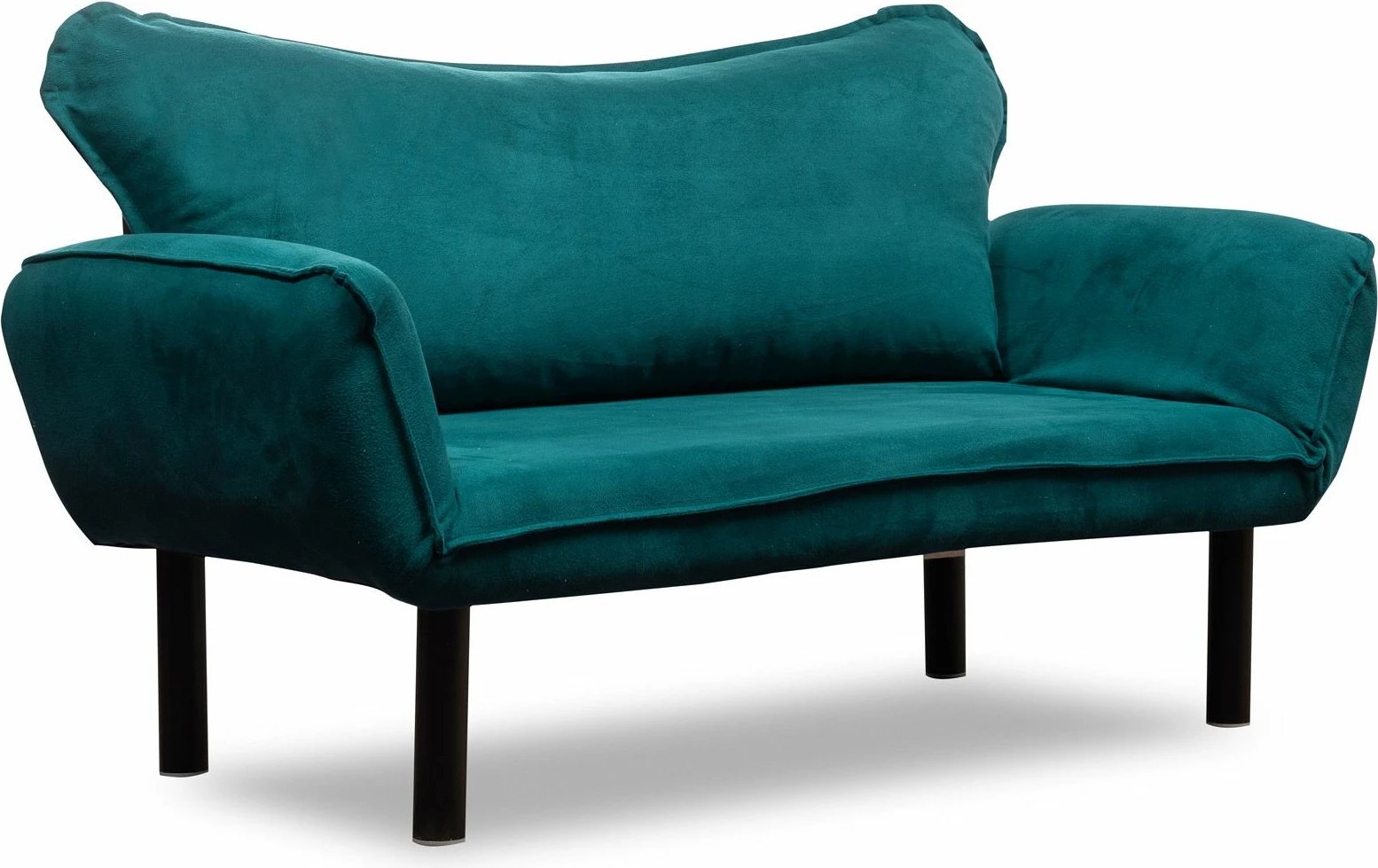 Divan-krevat dy ulëshe, ngjyrë petrol blue, Atelier del Sofa, Chatto