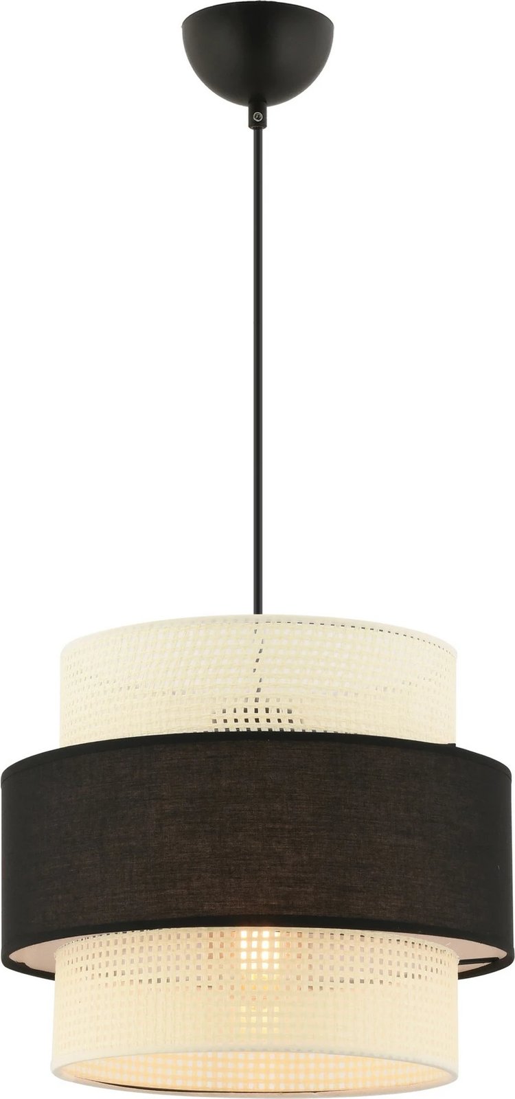 Llambë tavani Opviq, Cascade, e bardhë dhe e zezë Llambë tavani Opviq, Cascade, e bardhë dhe e zezë