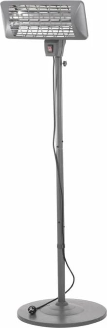 Ngrohës halogjen në këmbë CAMRY CR7737 2000W, IP24, lartësi e rregullueshme 157–202 cm, gri