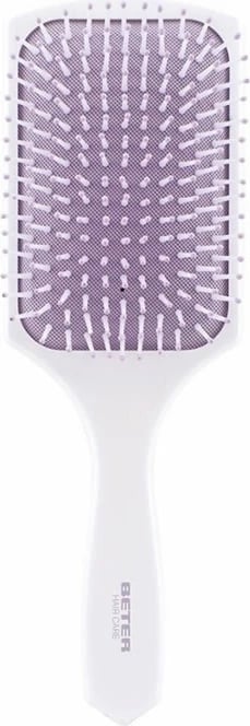 Furçë flokësh BETER Cushion Brush Nylon Ball Tip Bristles unisex e bardhë