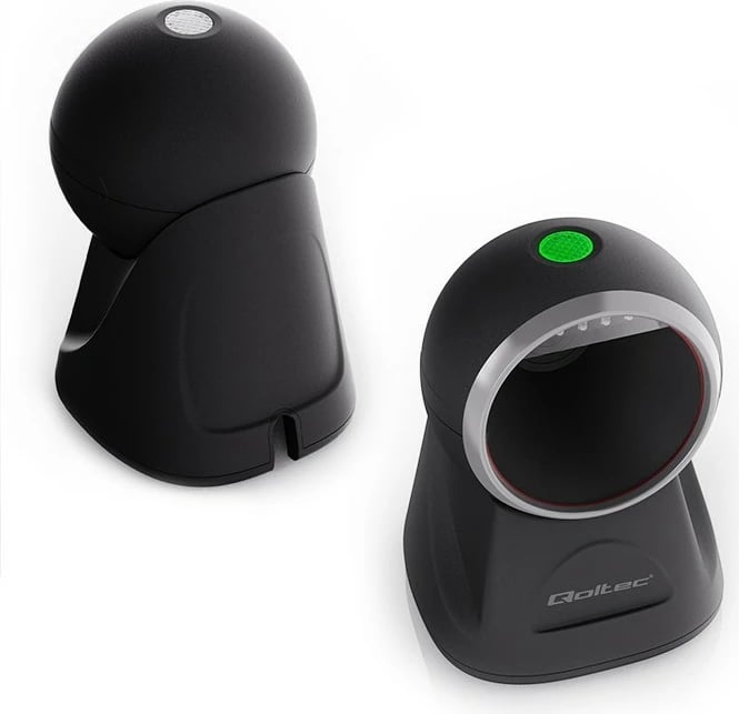 Lexues barkodesh stacionar Qoltec 50879, 1D/2D, USB, i zi