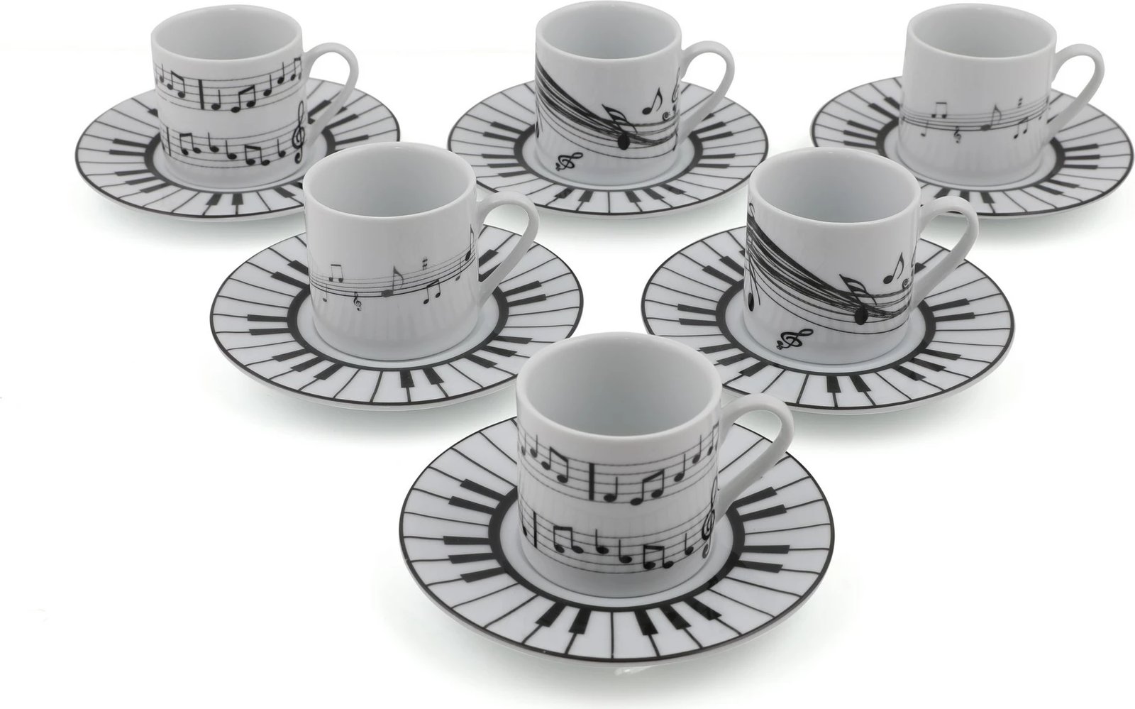 Set filxhanash kafeje (12 copë), Hermia, RU12KT4208023