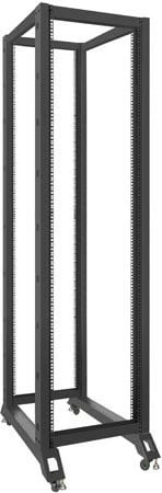 Kasë serveri Lanberg OR01-6042-B, 42U, 600x1000 mm, Çelik, E zezë