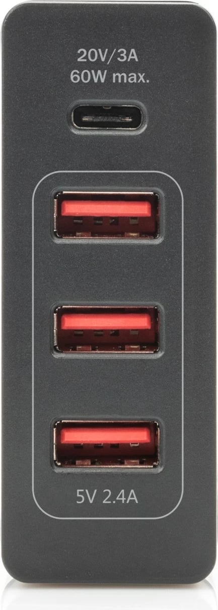 Karikues universal Digitus 4-Port, USB Type-C, 72W, i zi