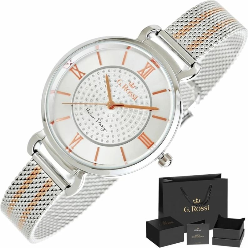 Orë dore për femra G.Rossi, argjend-roze