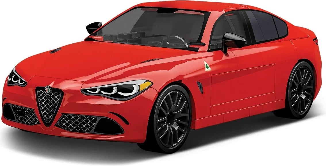 Set ndërtimi COBI Giulia Quadrifoglio, 90 pjesë, e kuqe