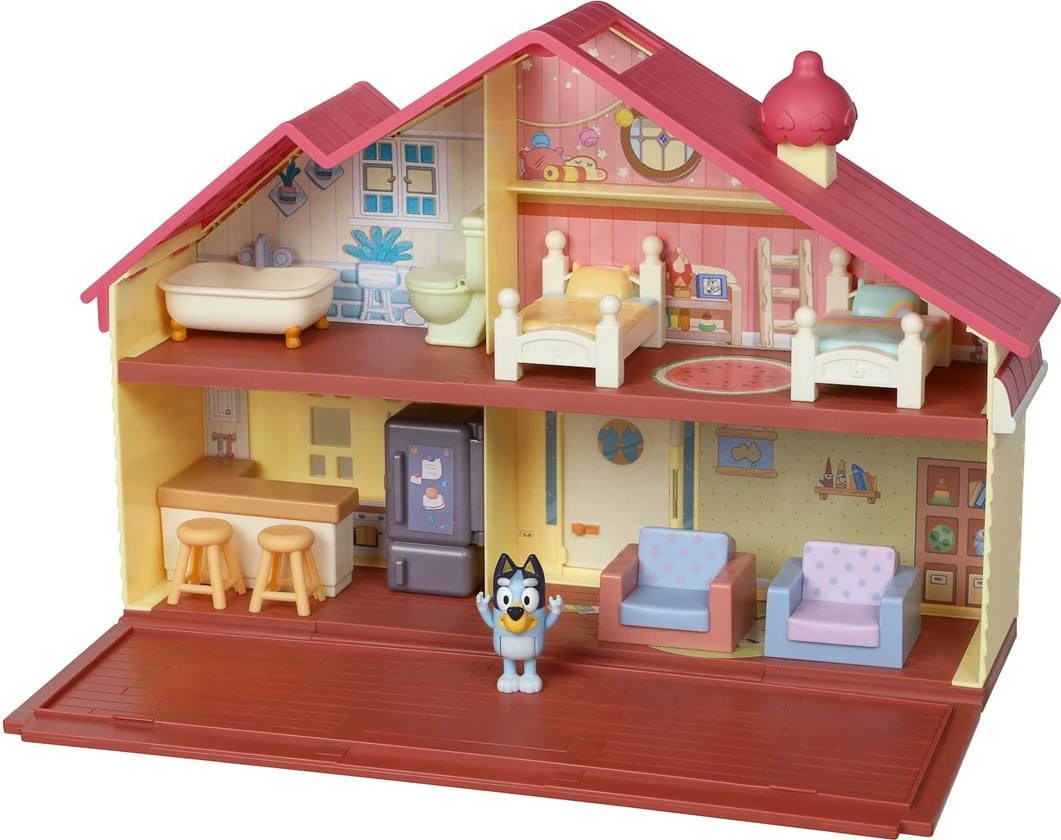 Shtëpi lodër TM Toys Bluey BLU 13024, shumëngjyrëshe, me figurë