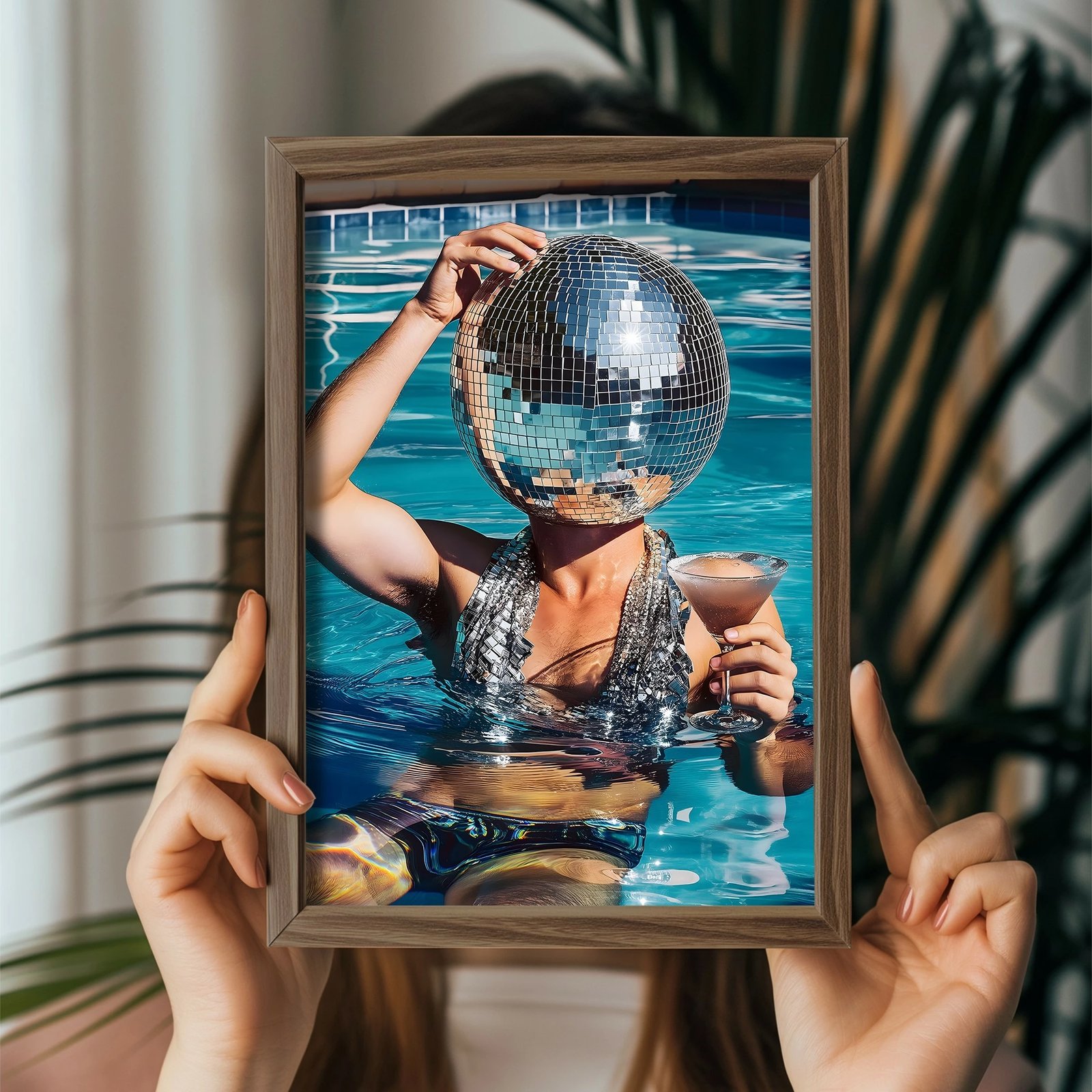 Pikturë dekorative me kornizë MDF, Wallity, GE109-L