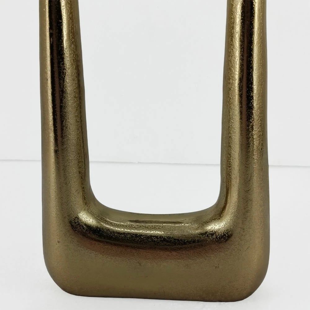 Vazo dekorative NAZAR, alumin, ngjyrë ari, 26x8x42cm