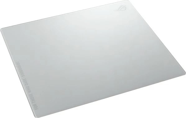 Mauspad ASUS ROG Moonstone Ace L, bardhë, xham i temperuar, silikon, model gaming