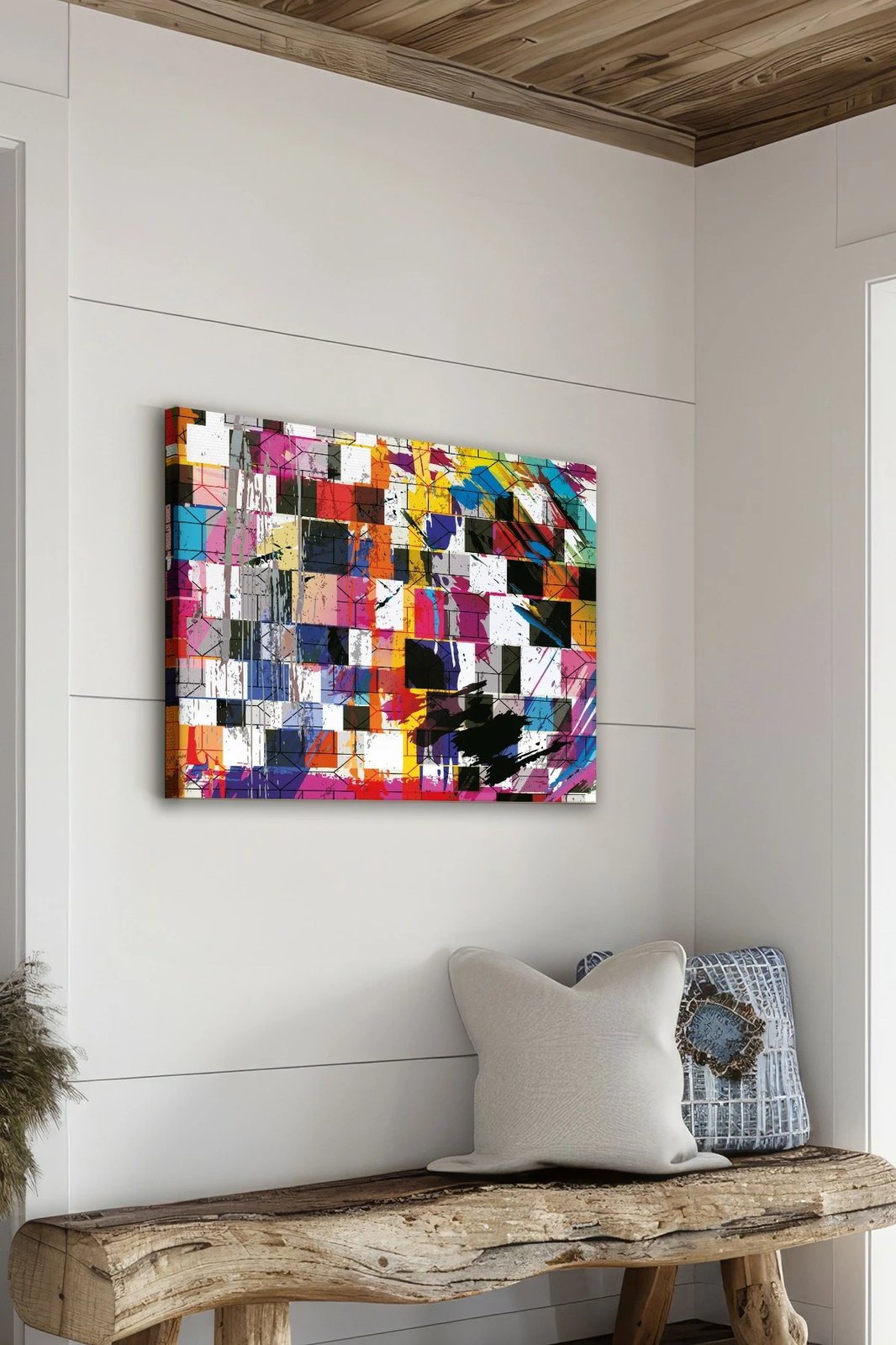 Pikturë dekorative në kanavacë, shumëngjyrëshe, Wallity, Ersyfdc88, 70x100cm