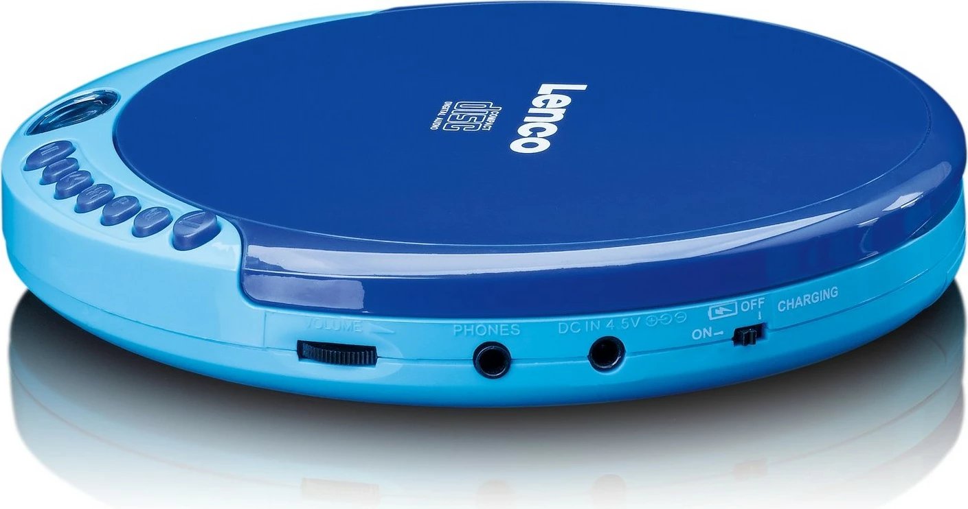 CD player Lenco CD-011, LCD, altoparlant i integruar, kufje, kaltër