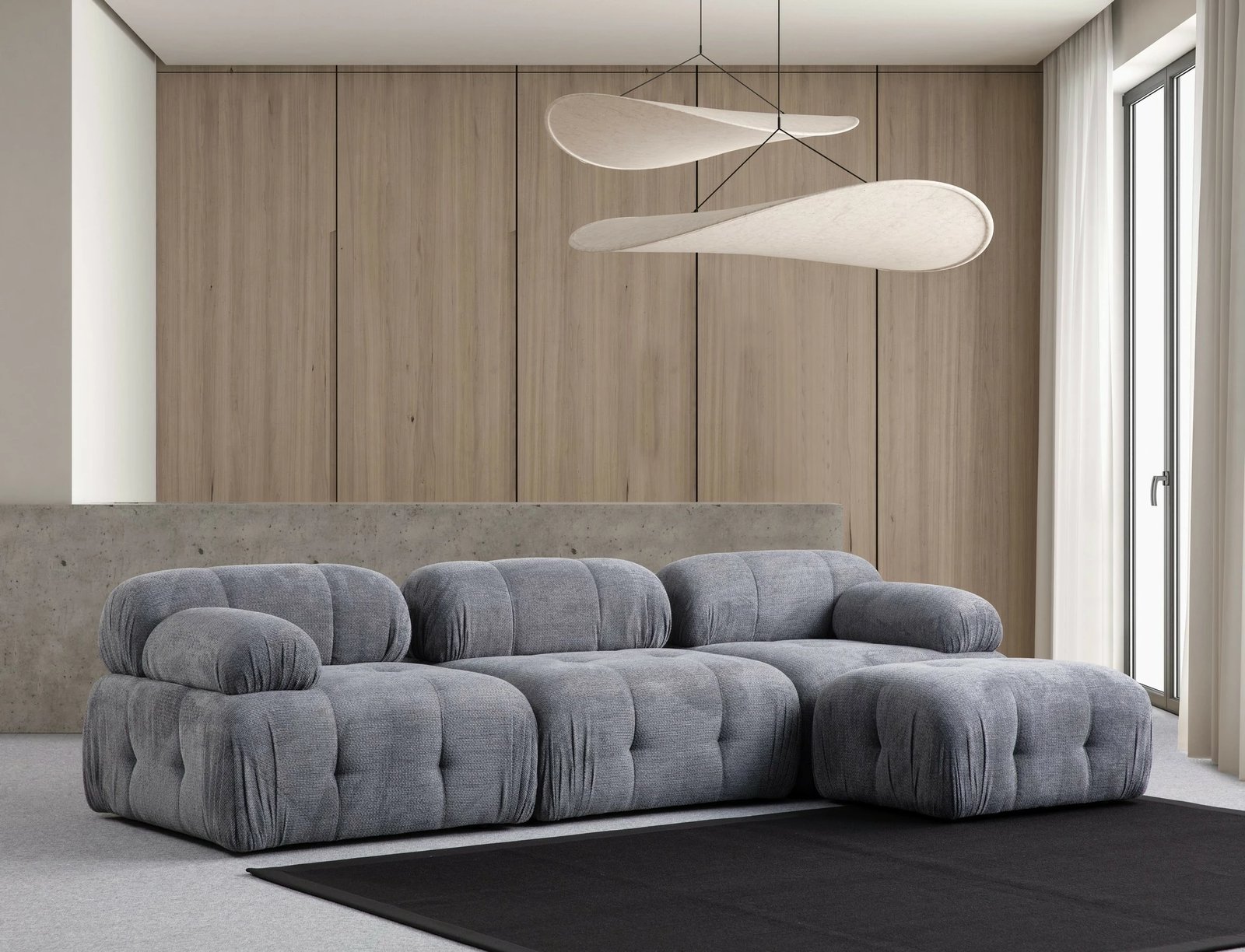 Këndare Atelier del Sofa, Petite 3, gri