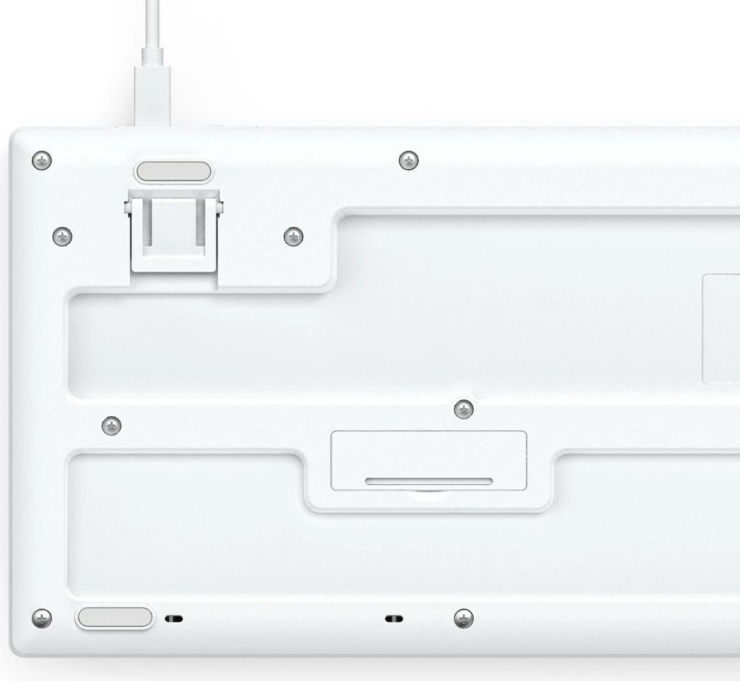 Tastierë Hama CK-200 me kabllo, USB-A/USB-C, e bardhë