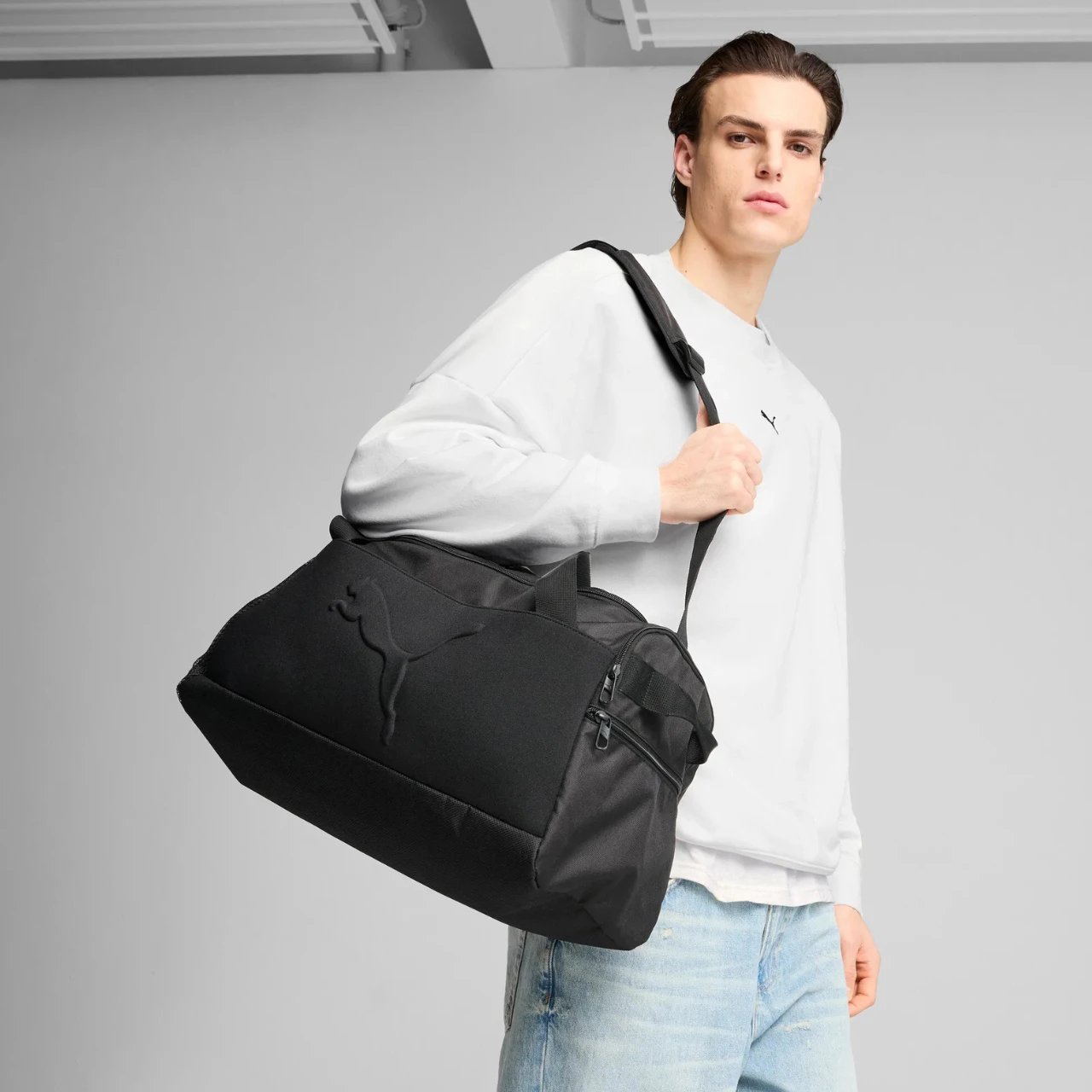 Çantë sportive Puma unisex, e zezë