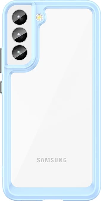 Mbështjellës Hurtel Outer Space Case për Samsung Galaxy S23+, kornizë xhel, kaltër