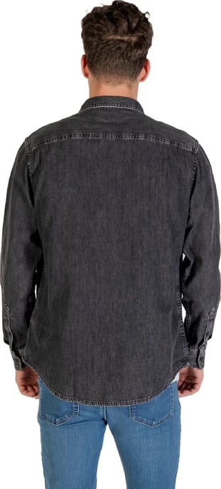 Këmishë Calvin Klein Jeans, meshkuj, e zezë