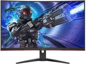 Monitor, AOC C32G2ZE BK, 31.5 inç i lakuar, TFT/LCD, i zi