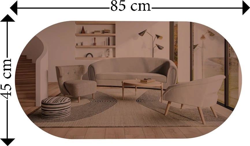 Pasqyrë Hanah Home, Riors, bronzi, ari