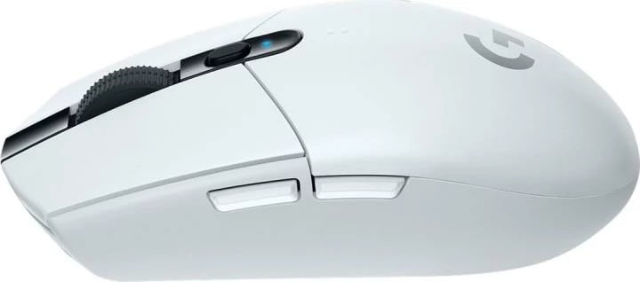 Maus lojrash, Logitech G305 LIGHTSPEED (910-005292), wireless 1 ms, HERO 12,000 DPI, 6 butona, USB nano receiver, e bardhë