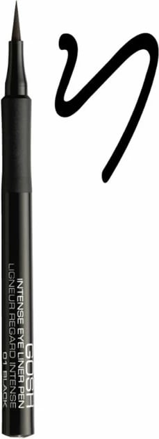 Laps për sy GOSH Intense Eyeliner Pen 01 e zezë