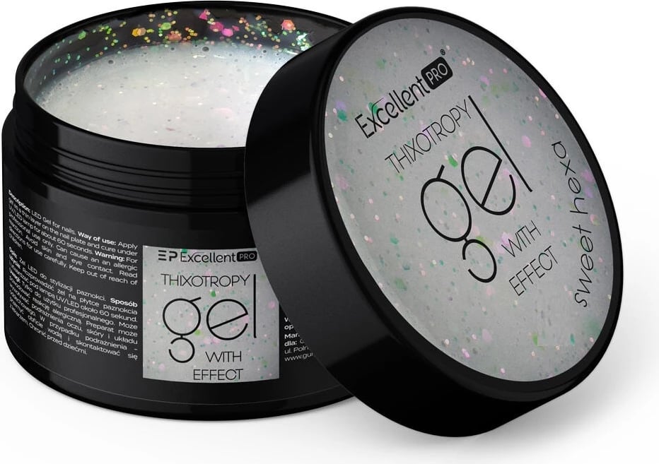 Xhel ndërtues për thonj për femra Excellent PRO Sweet Hexa, 15g