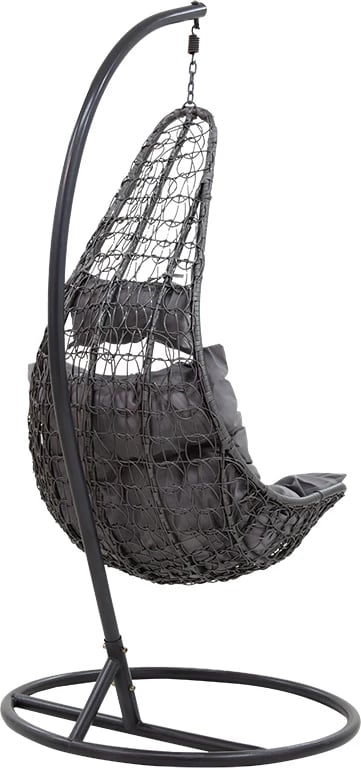 Karrige varëse për kopsht, ngjyrë gri, 103x83x200 cm