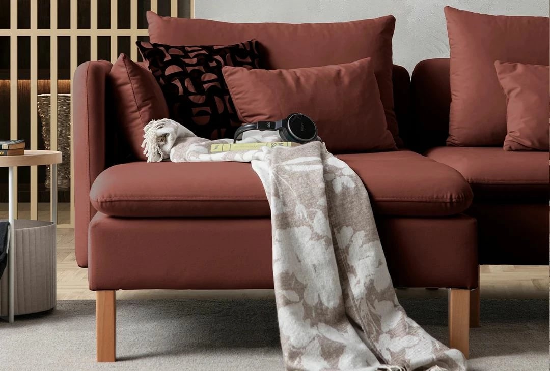 Këndare Flexy Relax, ngjyrë e kuqe tjegulle, Atelier del Sofa