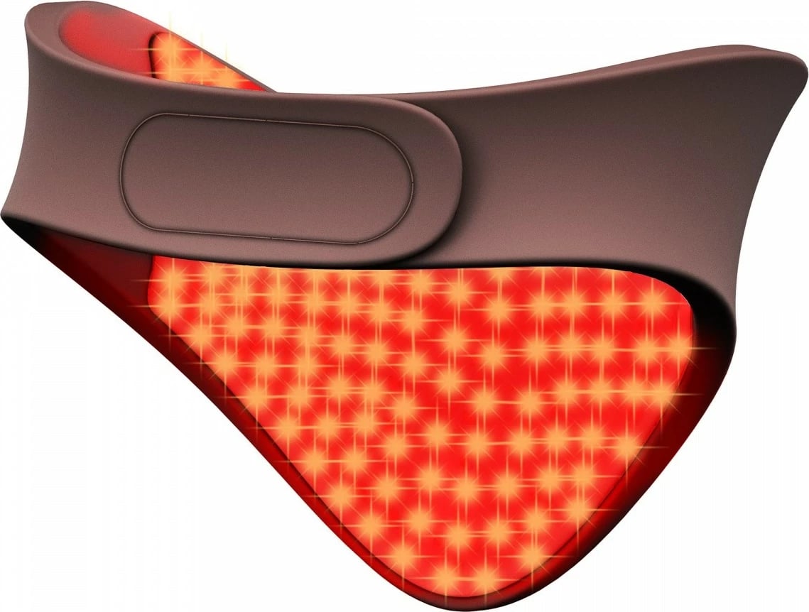 Maskë LED fytyrë & qafë, Garett Beauty Skin Ritual, 4 spektra (660/850/525/590 nm), kontrollues me ekran, IPX6, bateri rikarikueshme, set 2 pjesë, kafe