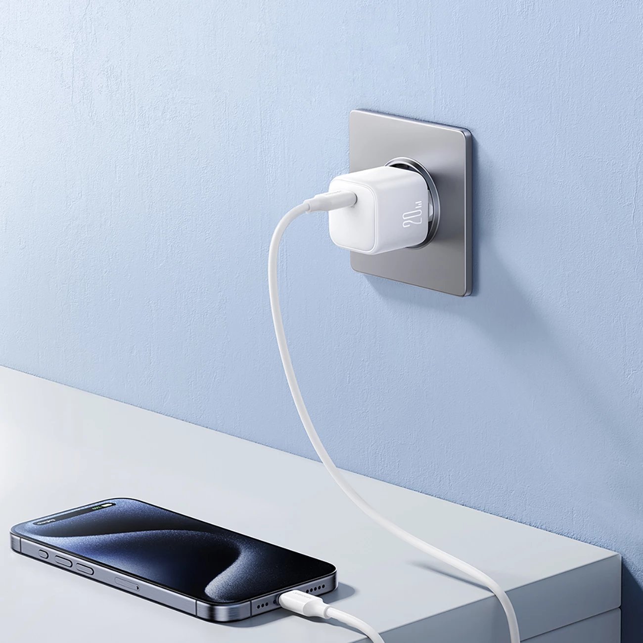 Karikues muri Joyroom JR-TCG08, GaN, 20W, USB-C, i bardhë Karikues muri Joyroom JR-TCG08, GaN, 20W, USB-C, i bardhë