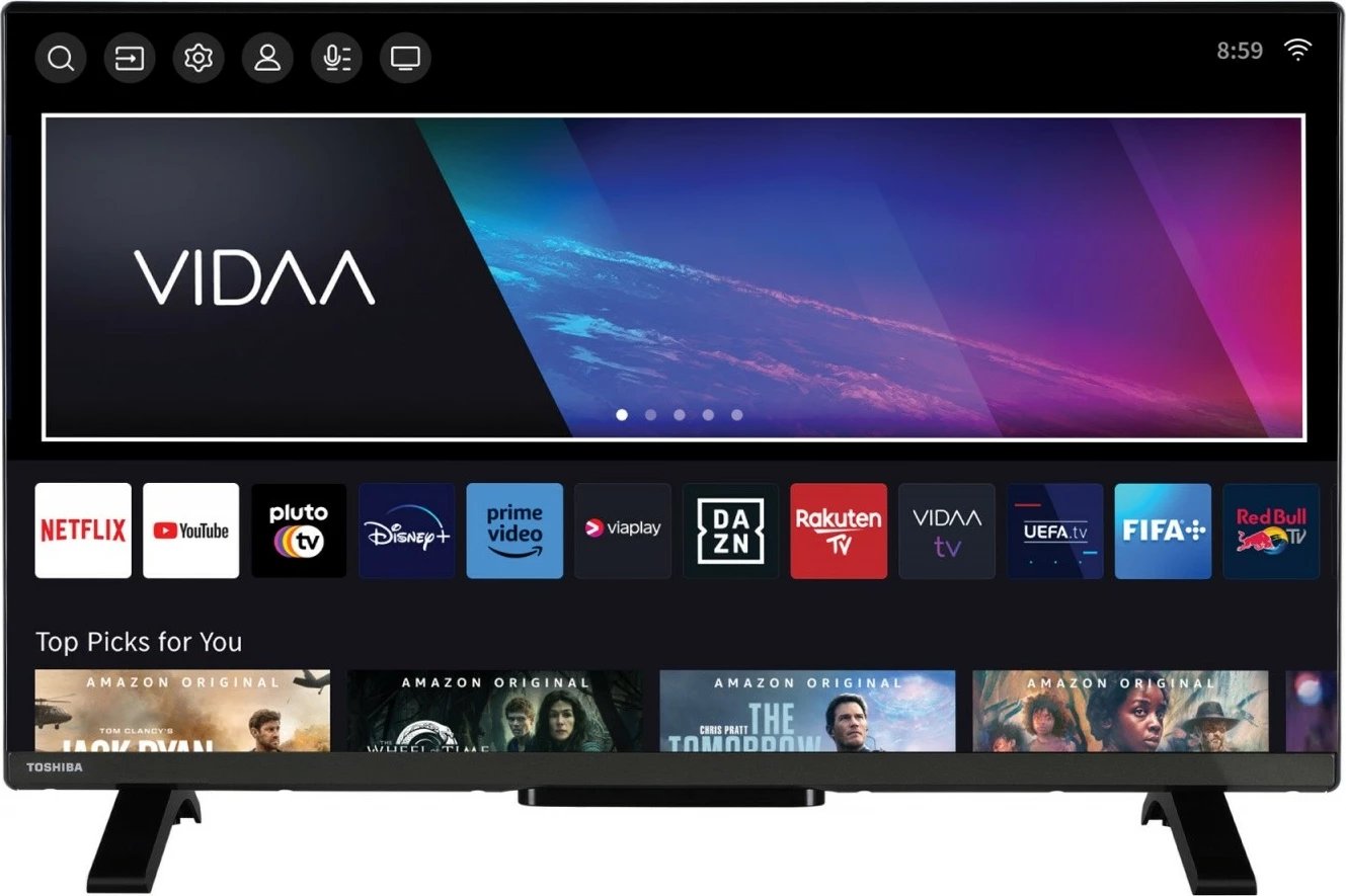 Televizor LED Toshiba 32WV2E63DG, 32 inç, Smart TV, HD Ready, i zi