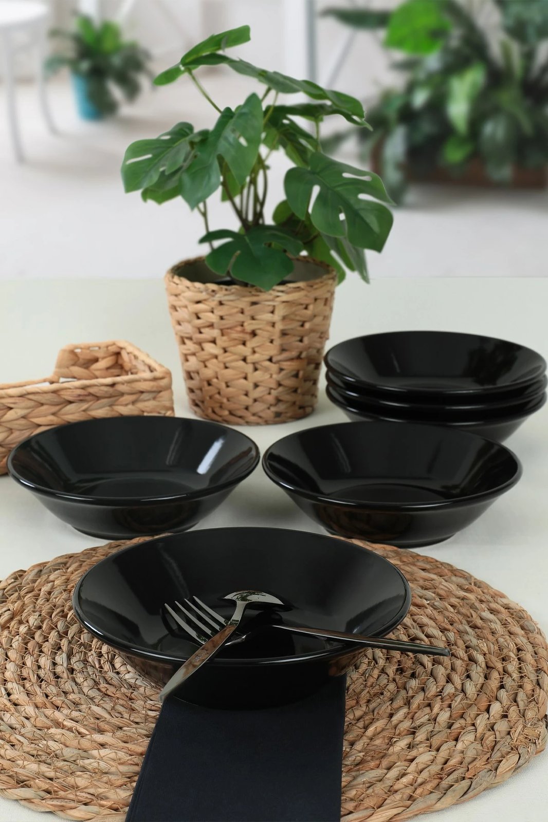 Set pjatash ëmbëlsirash qeramike (6 copë), Hermia Concept, ST042306F650A000000MACD700