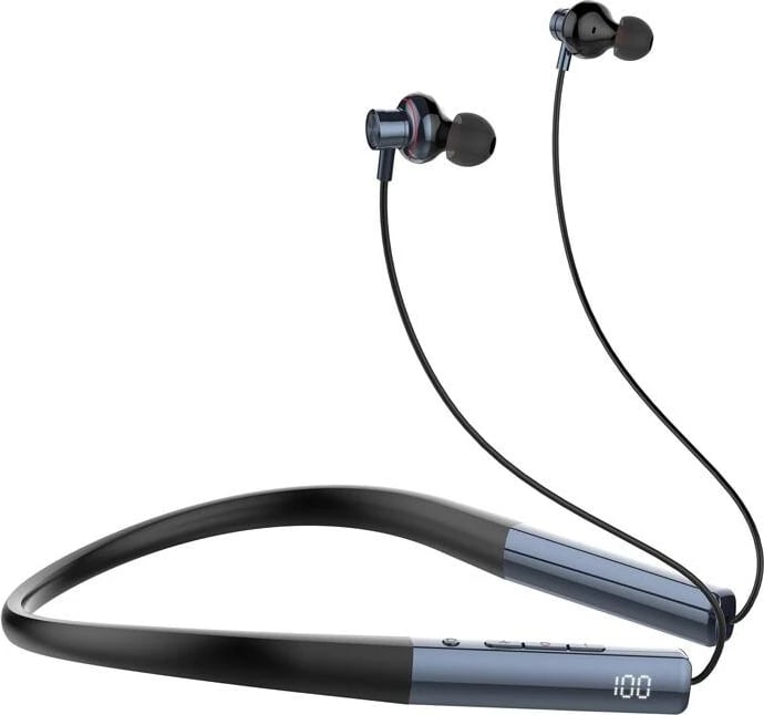 Kufje wireless neckband LDNIO N01, Bluetooth 5.3, 50 orë, Kaltër e errët