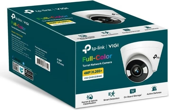 Kamerë sigurie TP-LINK VIGI C450, 5MP, 2.8mm, Full Color, e bardhë