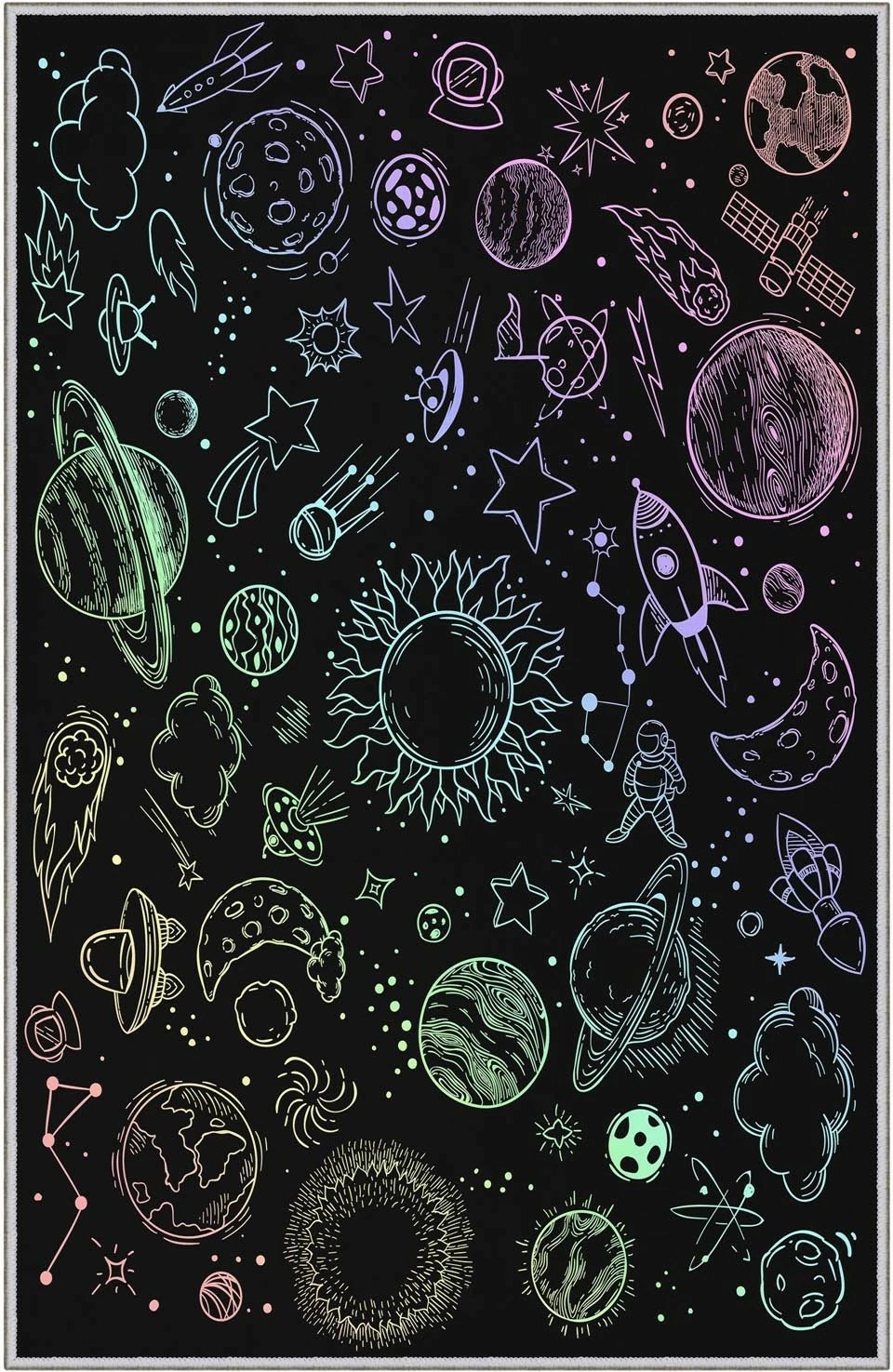 Qilim për korridor, shumëngjyrësh, Conceptum Hypnose, HMNT489, 80x200cm